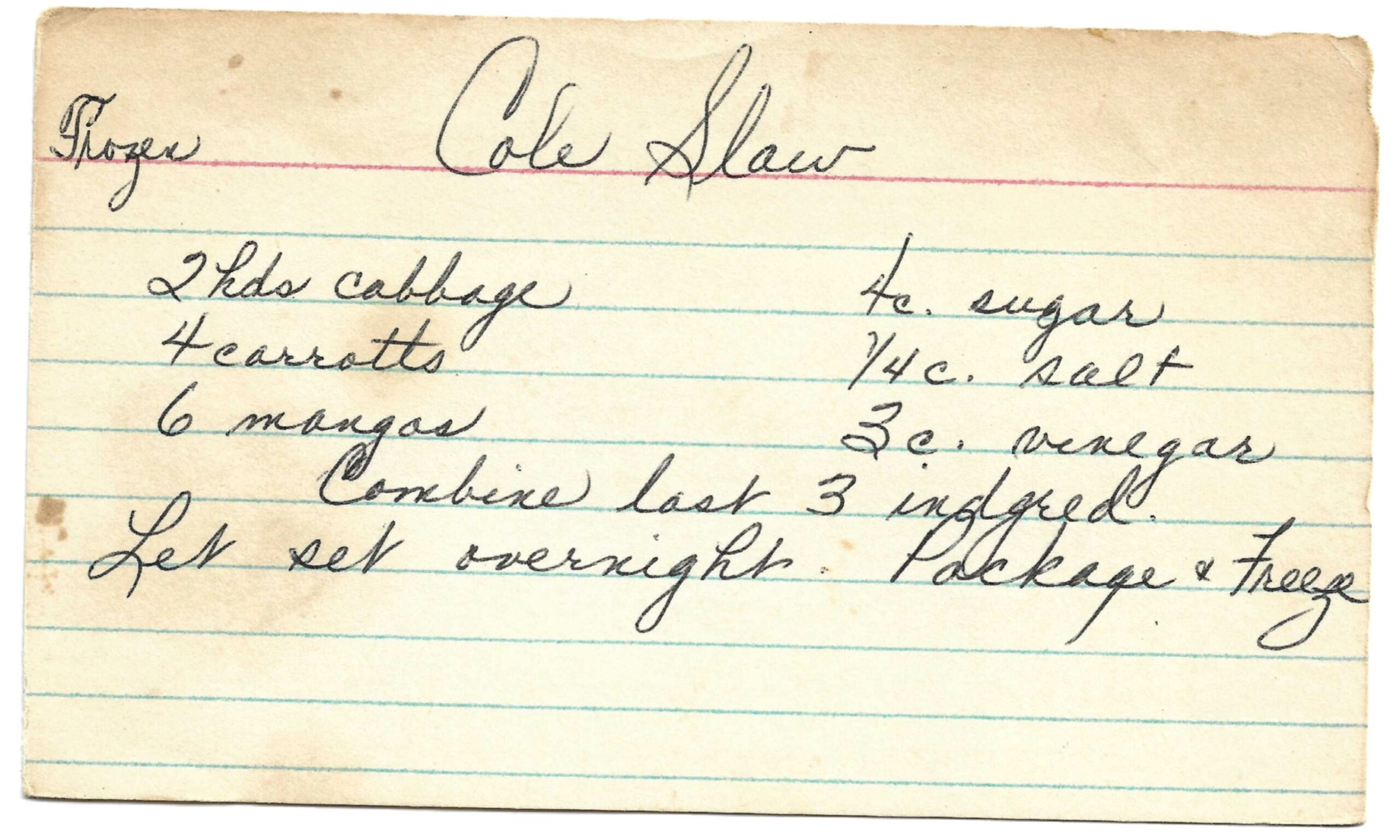 Cole Slaw